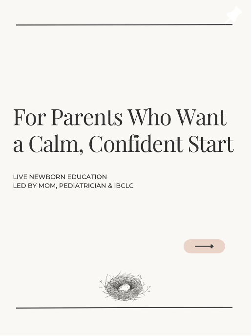 Live newborn education for confident parents